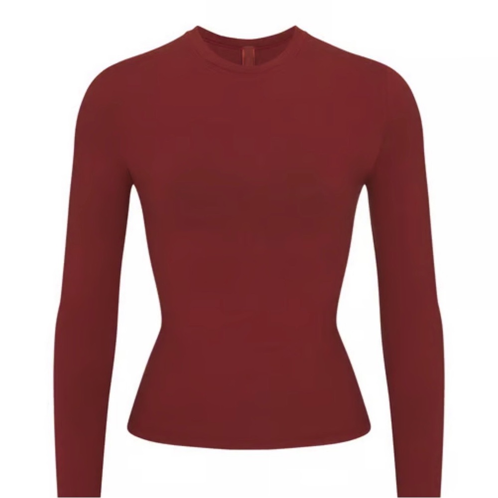 SKIMS Cotton Jersey Long Sleeve T-Shirt